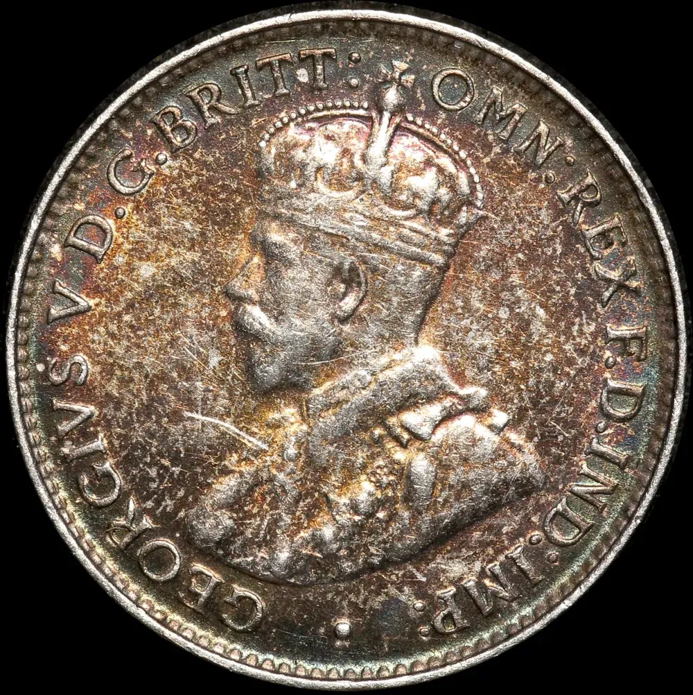 1927 Threepence good EF