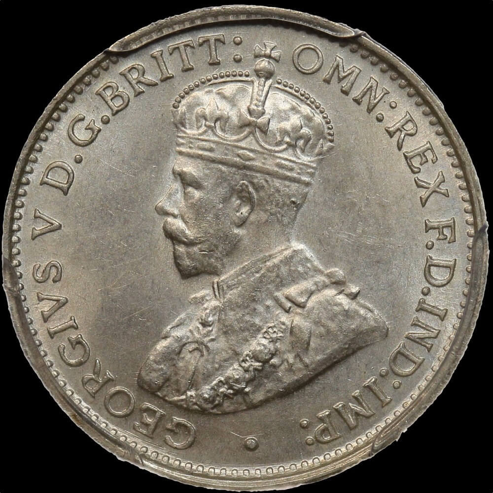 1934 Threepence Choice Unc (PCGS MS64)