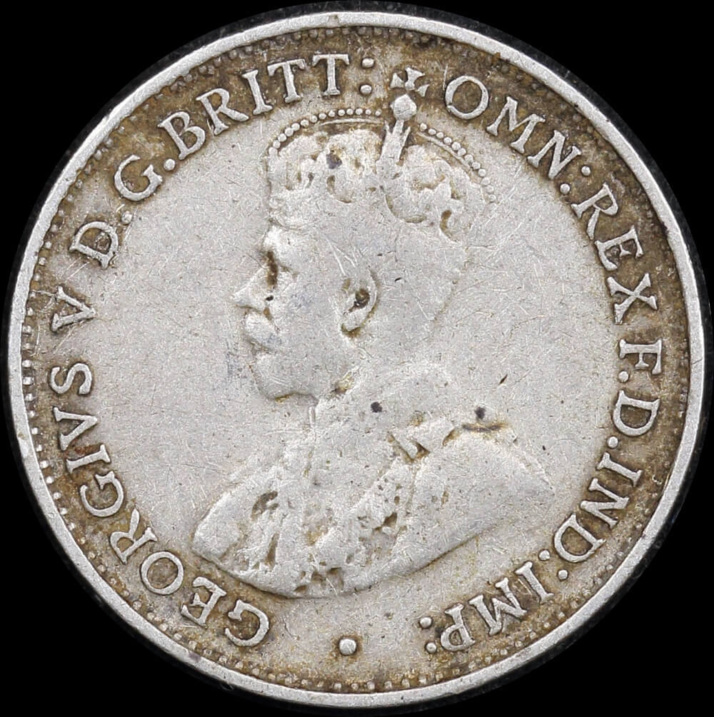 1934/3 Overdate Threepence Very Good