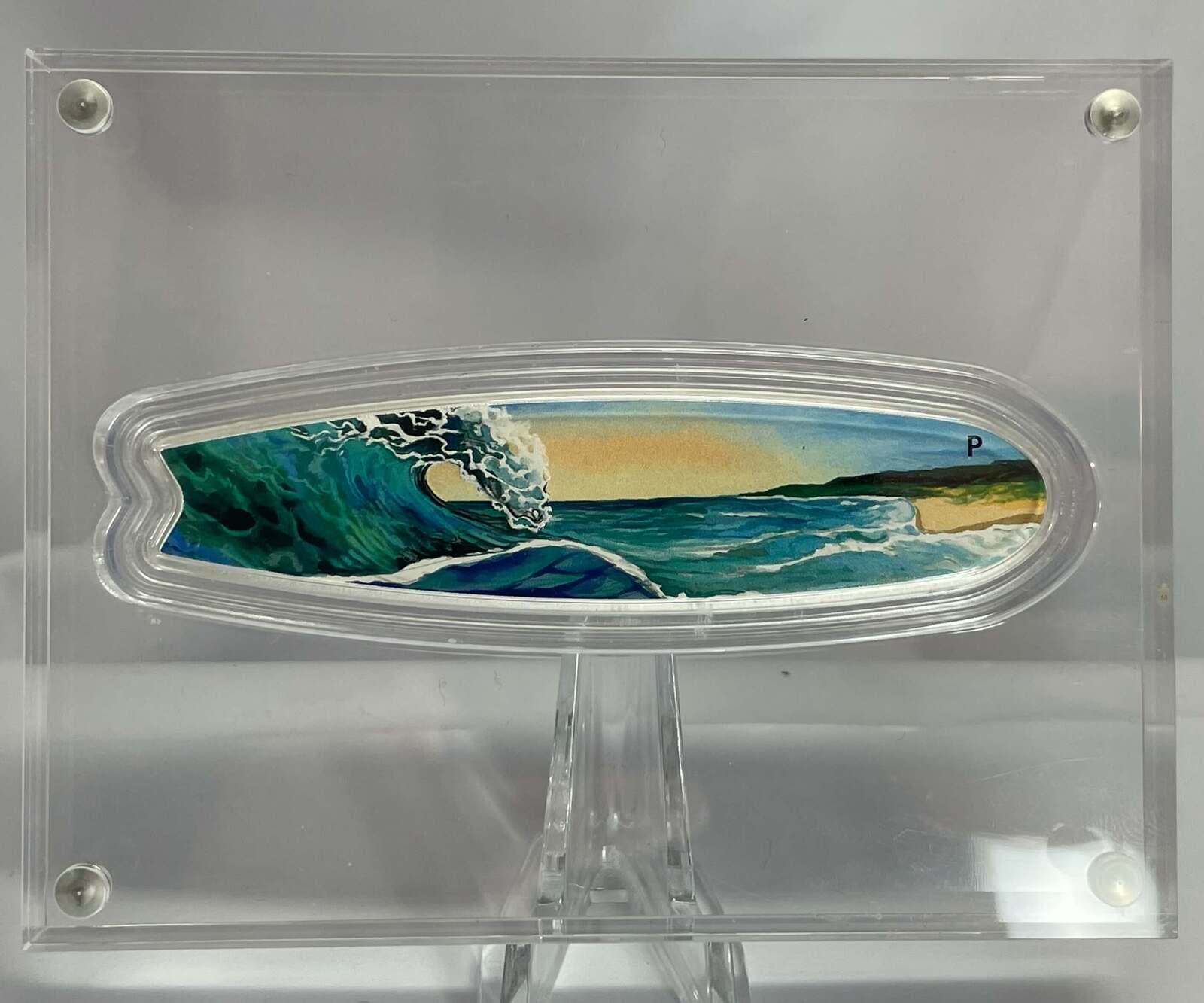 2020 2oz Silver Coloured Coin - Surfboard product image