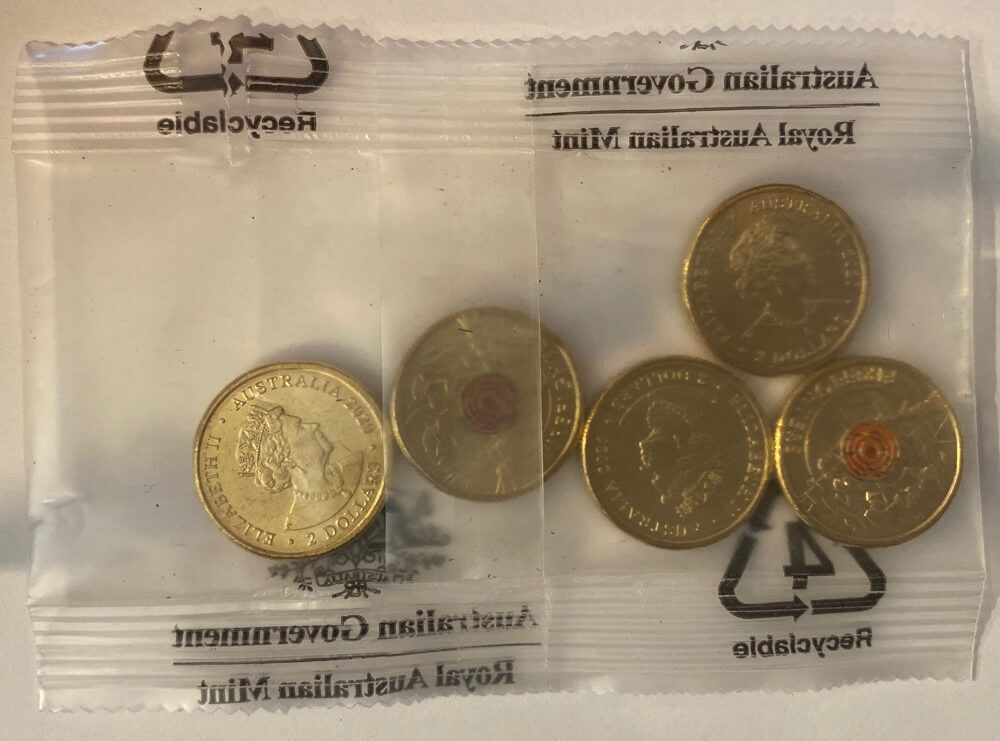 2019 Mint Bag of 5 Uncirculated $2 Coins - Firefighters product image