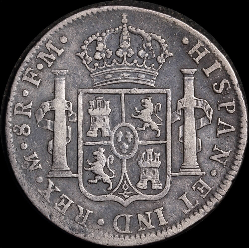 Mexico 1796 Silver 8 Reales KM#109 Good Fine product image