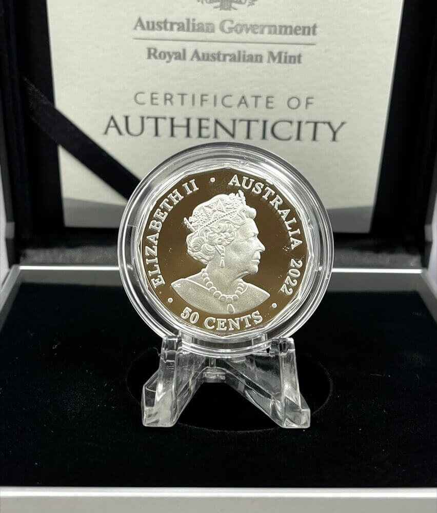 2022 50 Cent Silver Proof Tamworth Country Music Festival Selectively Gold Plated product image