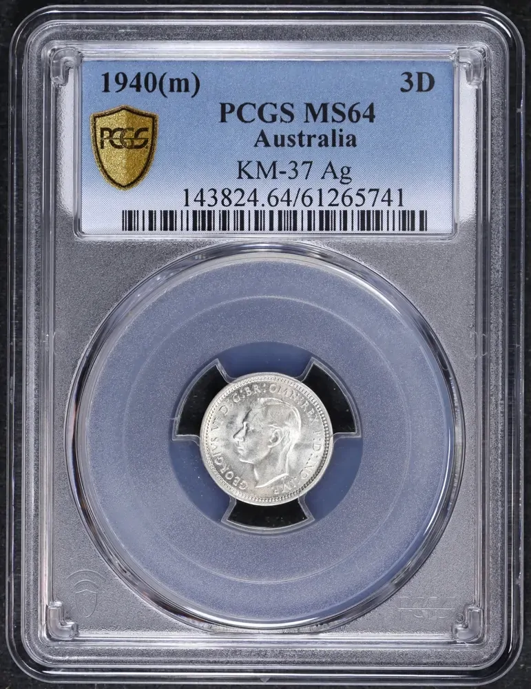 1940 Threepence Choice Unc (PCGS MS64) product image