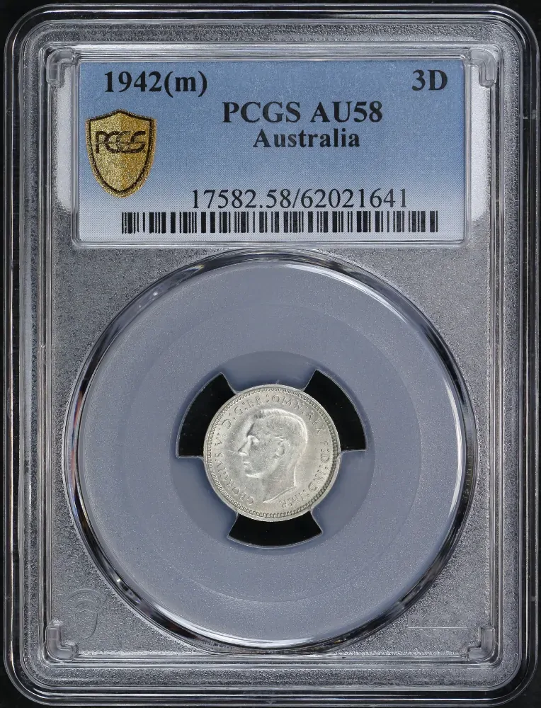1942 Threepence PCGS AU58 product image