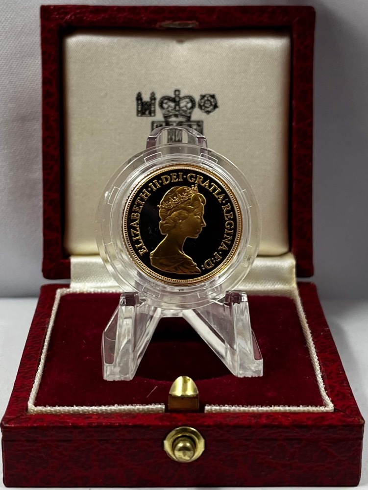 Great Britain 1984 Sovereign Proof in Case product image