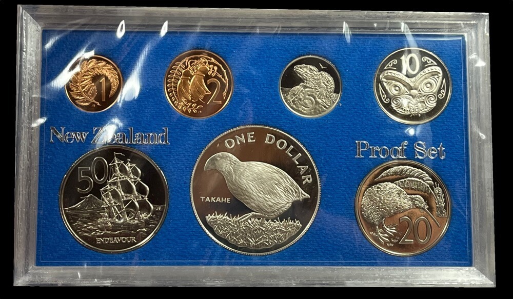 New Zealand 1982 Proof Coin Set - Takahe  product image