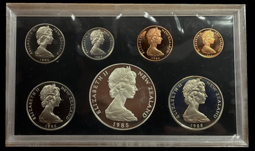 New Zealand 1985 Proof Coin Set - Black Stilt product image