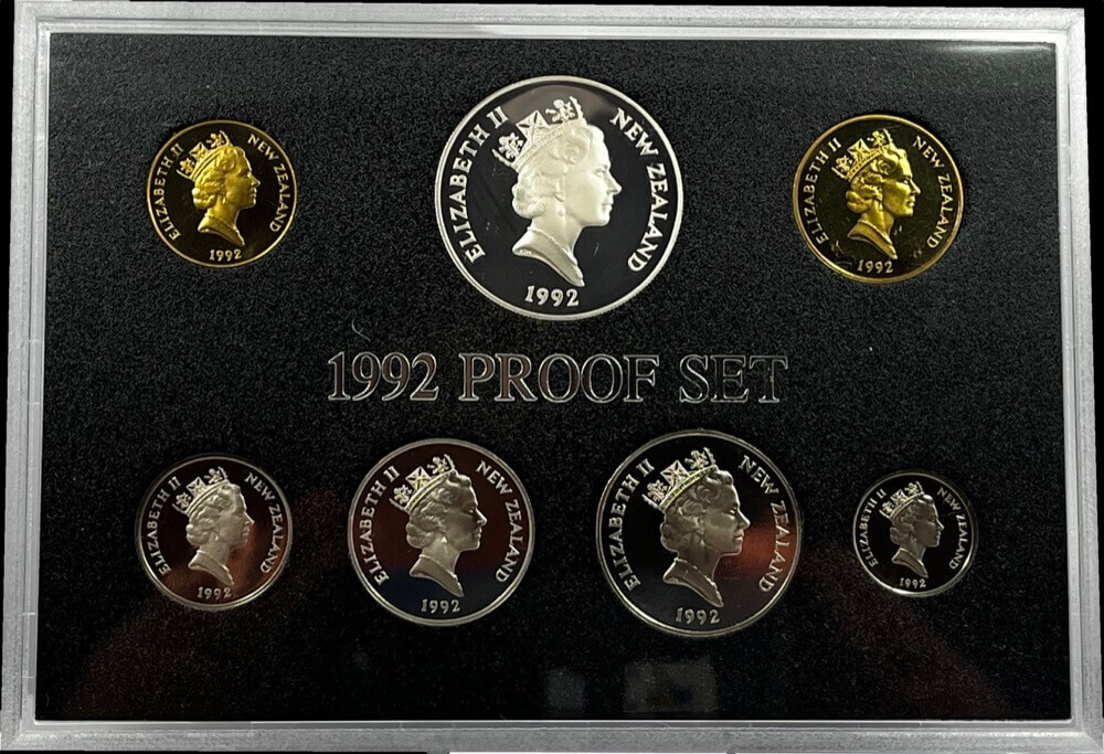 New Zealand 1992 Proof Coin Set - 25 Years of Decimal Currency product image
