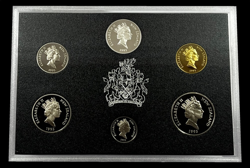 New Zealand 1993 Proof Coin Set - Kingfisher product image