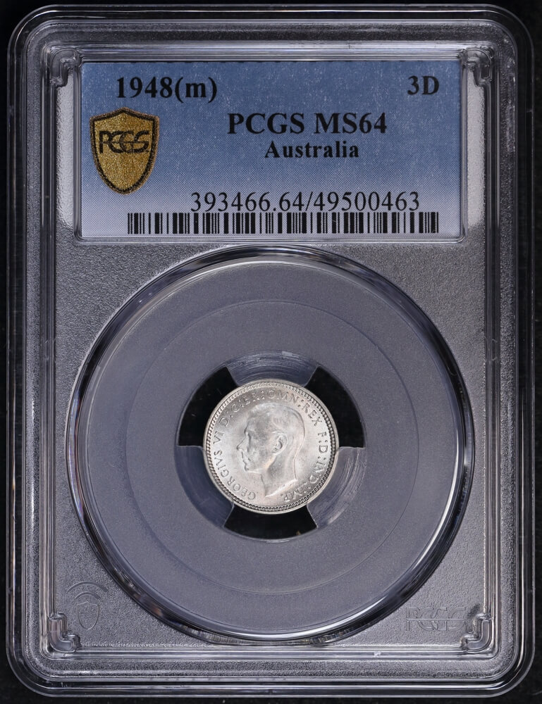 1948 Threepence Choice Unc (PCGS MS64) product image