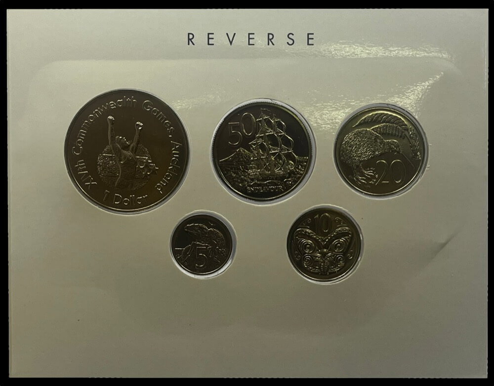 New Zealand 1989 Uncirculated Coin Set - Commonwealth Games product image