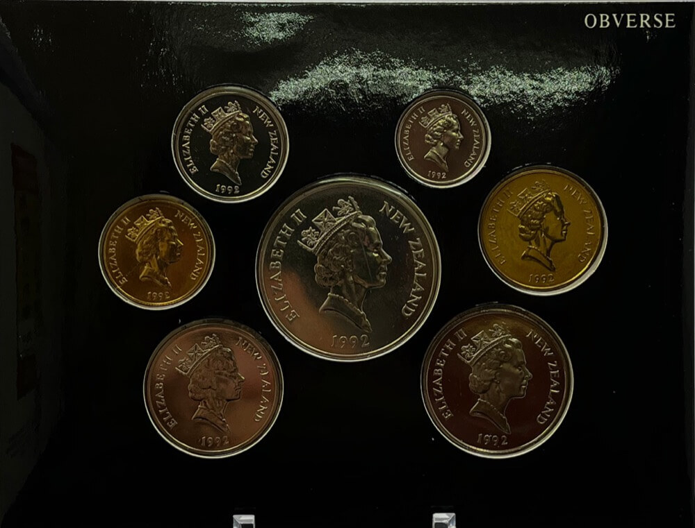 New Zealand 1992 Uncirculated Coin Set - 25 Years of Decimal Currency product image