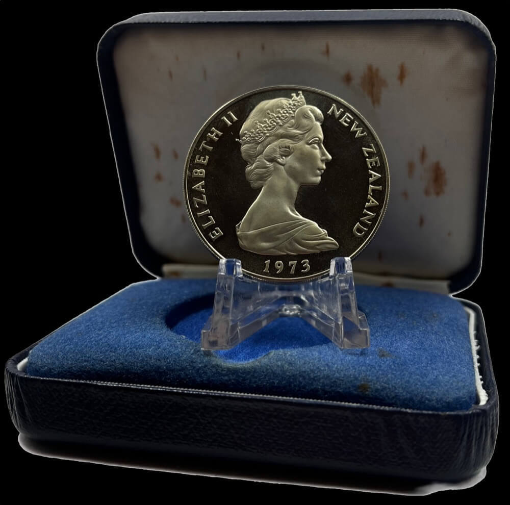 New Zealand 1973 One Dollar Proof Coin  product image