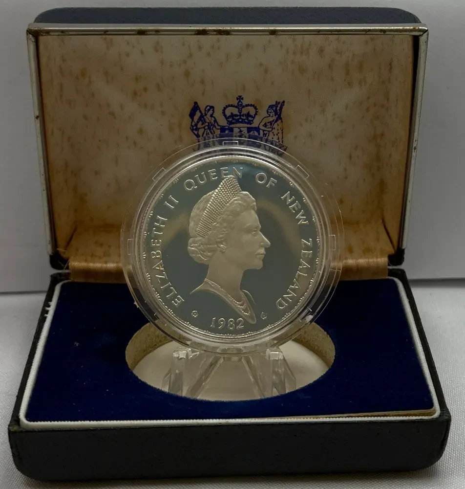 New Zealand 1982 1 Dollar Silver Proof Coin Takahe product image