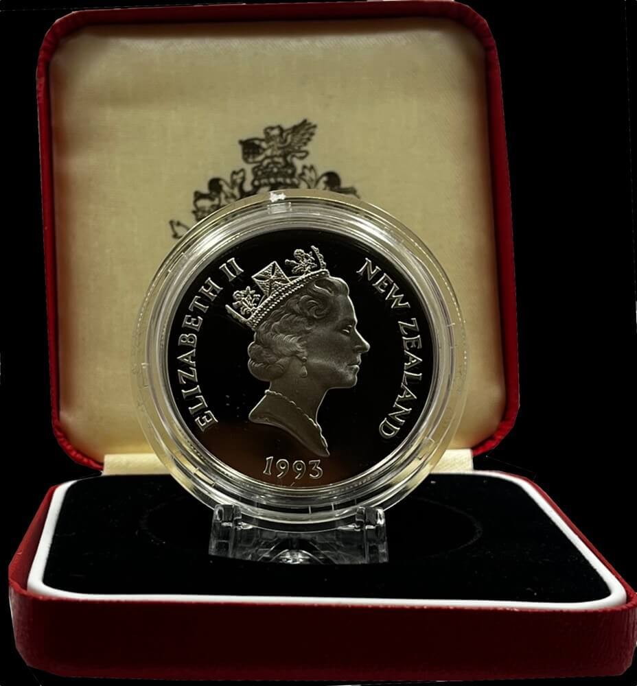 New Zealand 1993 Five Dollar Silver Proof Coin Coronation product image
