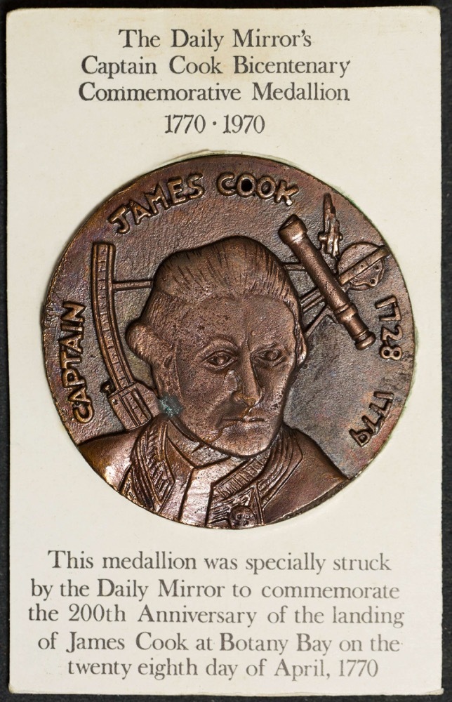 1970 Bronze Medallion Captain Cook Bicentenary Commemorative product image