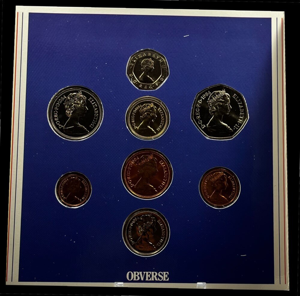 United Kingdom 1984 Uncirculated 8 Coin Set product image