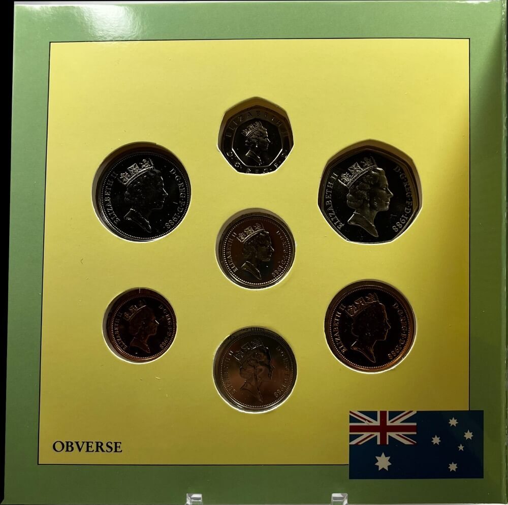 United Kingdom 1988 Uncirculated 7 Coin Set - Bicentenary of Australia product image