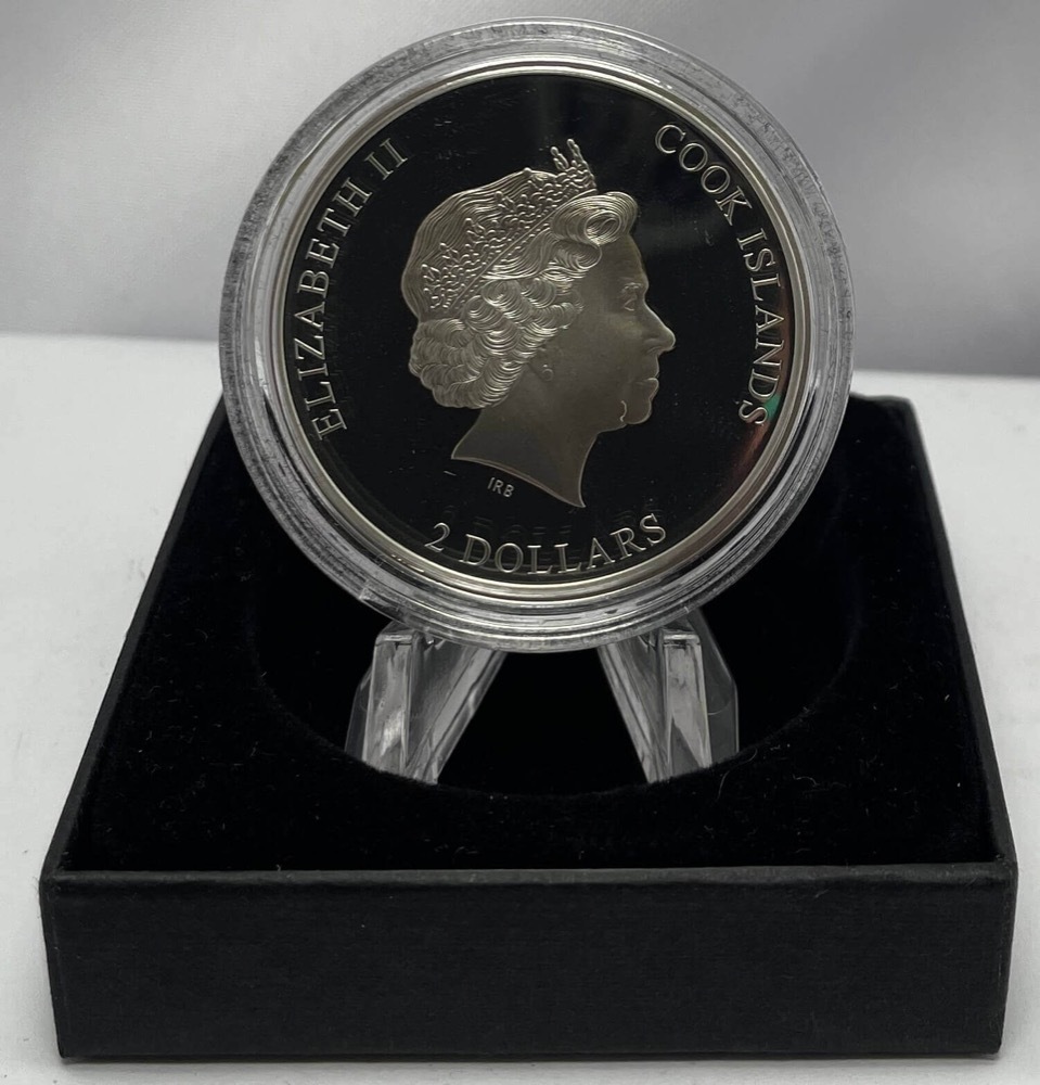 Cook Islands 2018 Silver 1/2 Ounce Proof Coin AC/DC High Voltage product image