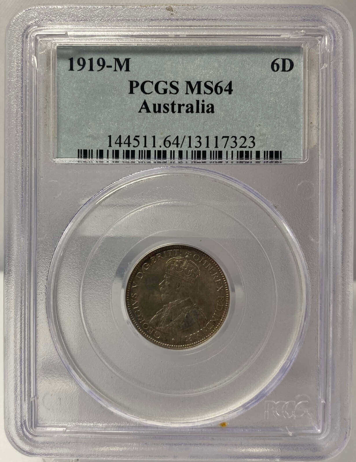 1919 Sixpence Choice Unc (PCGS MS64) product image