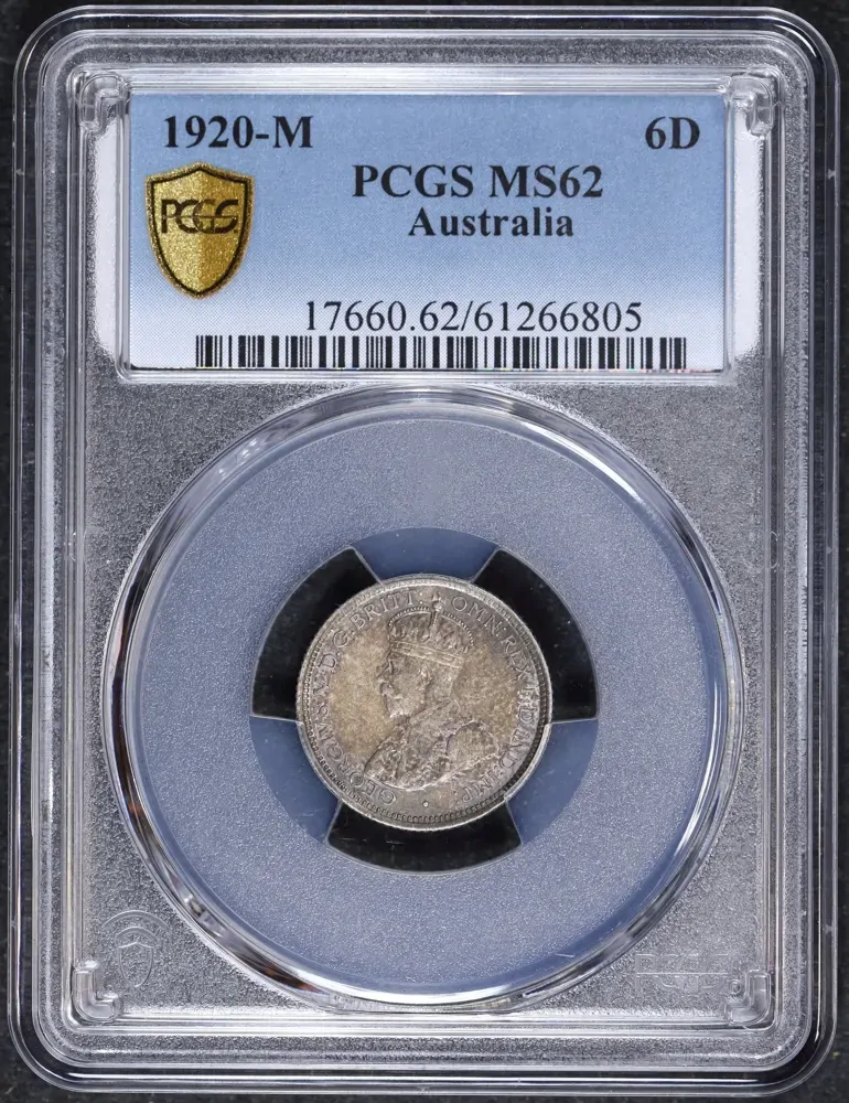 1920 Sixpence Uncirculated (PCGS MS62) product image