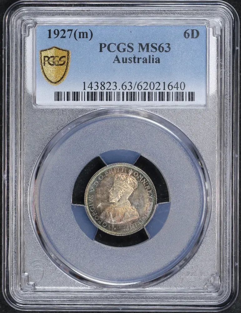 1927 Sixpence PCGS MS63 product image