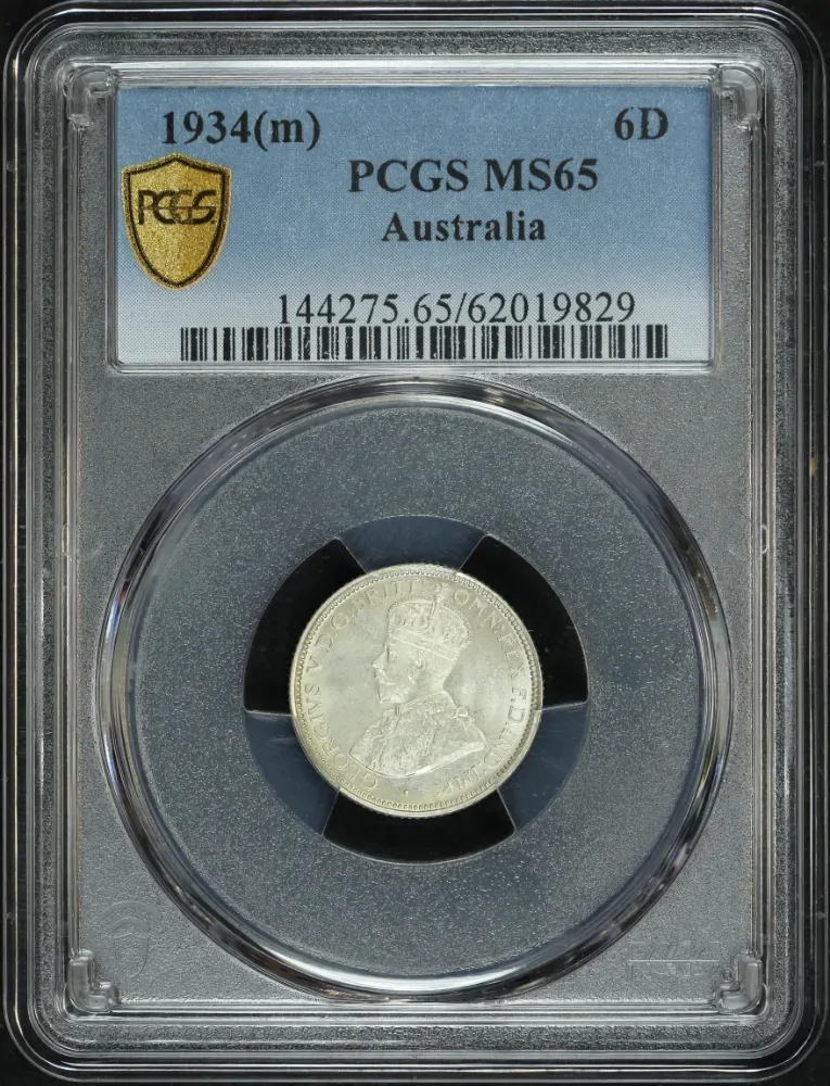 1934 Sixpence Gem Unc (PCGS MS65) product image