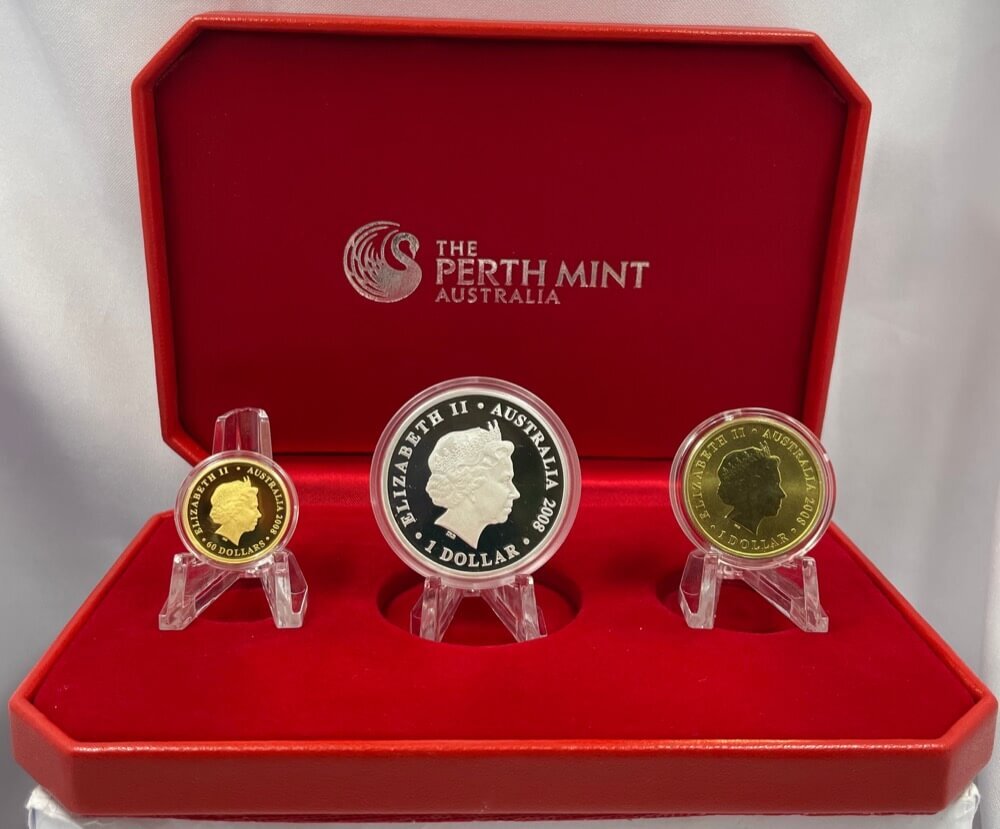 Australia 2008 Olympic Team Three Coin Set product image
