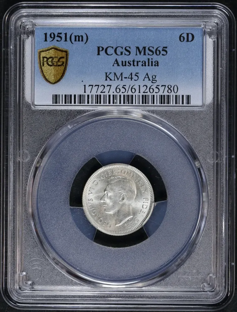 1951 Sixpence Gem Unc (PCGS MS65) product image