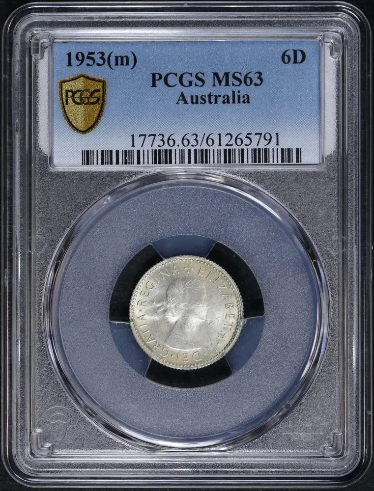 1953 Sixpence Choice Unc (PCGS MS63) product image
