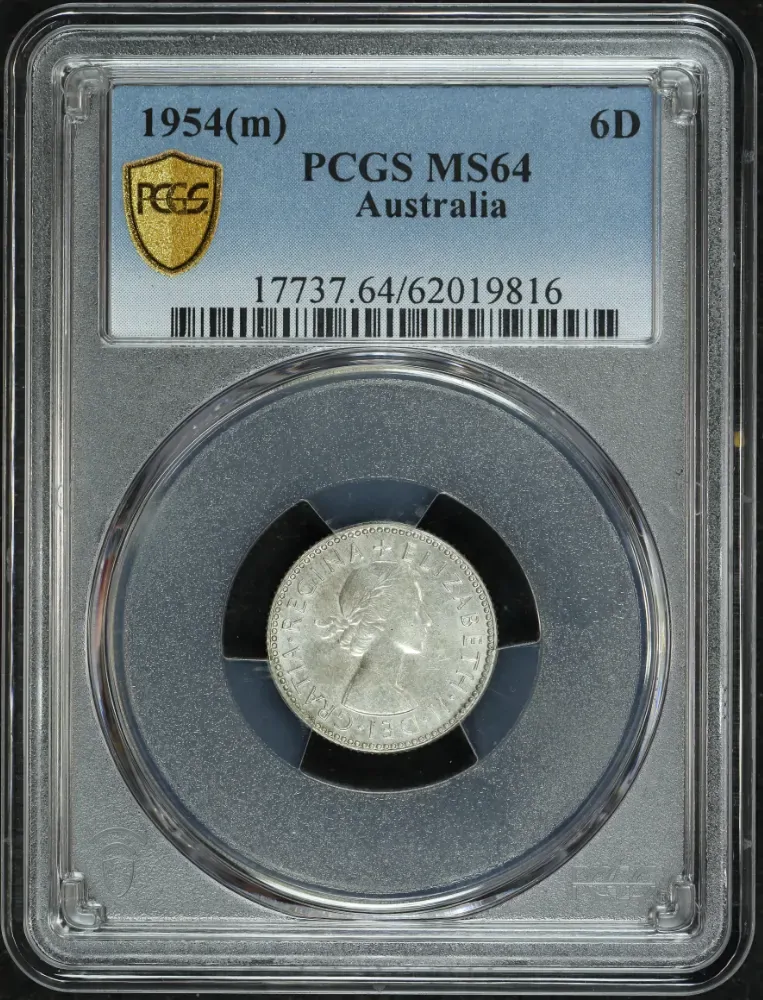 1954 Sixpence Choice Unc (PCGS MS64) product image