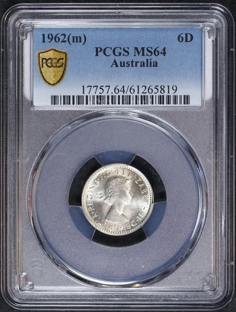 1962 Sixpence Choice Unc (PCGS MS64) product image