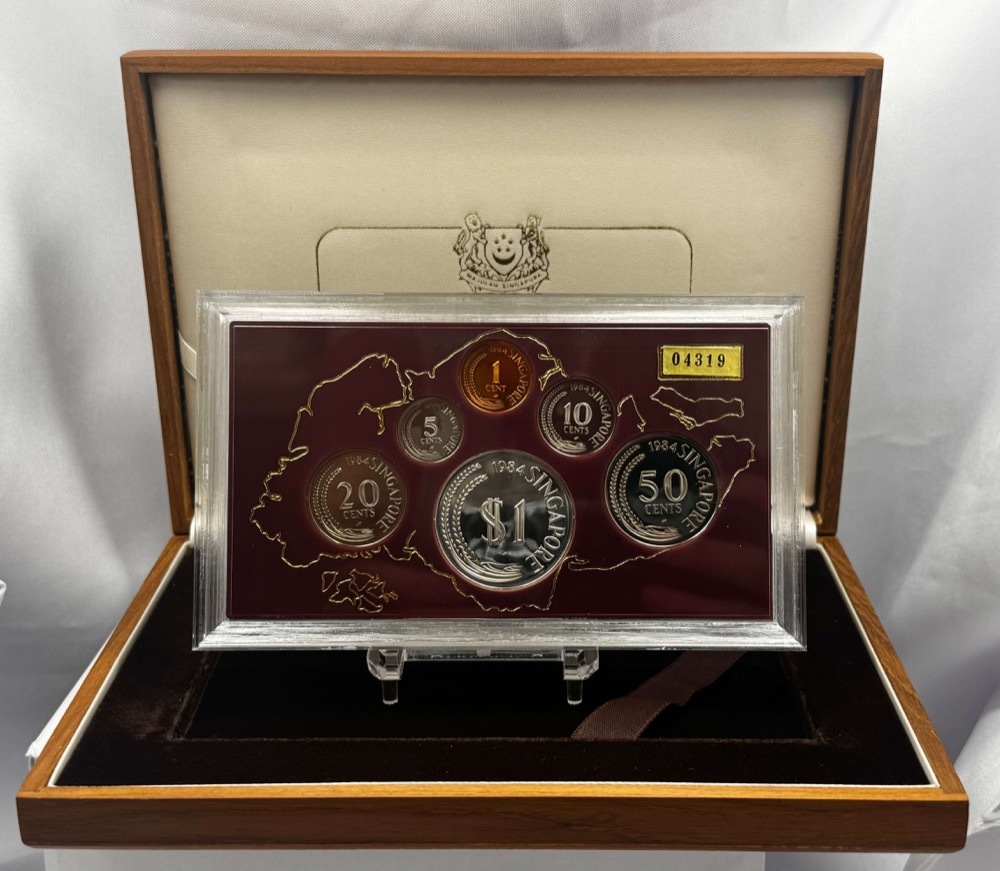 Singapore 1984 Proof Coin Set product image