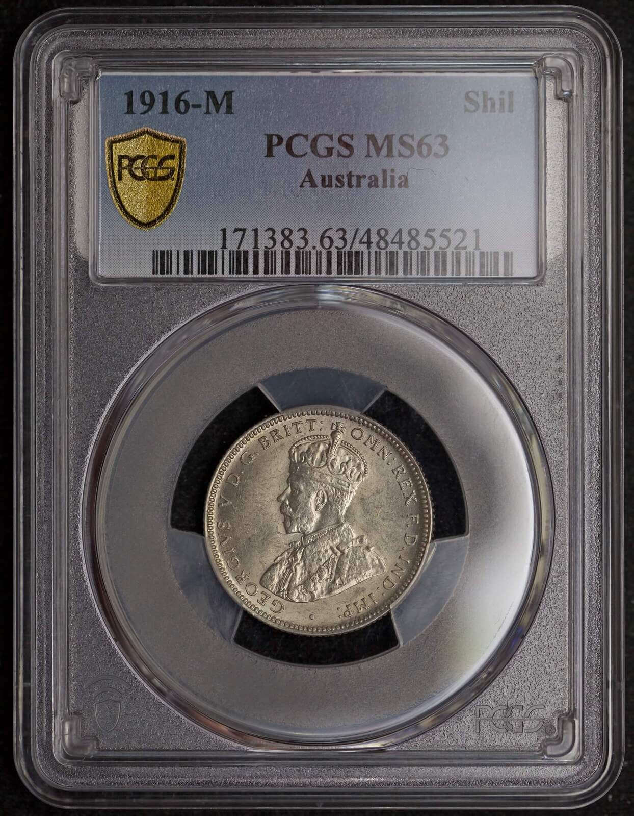 1916 Shilling PCGS MS63 product image