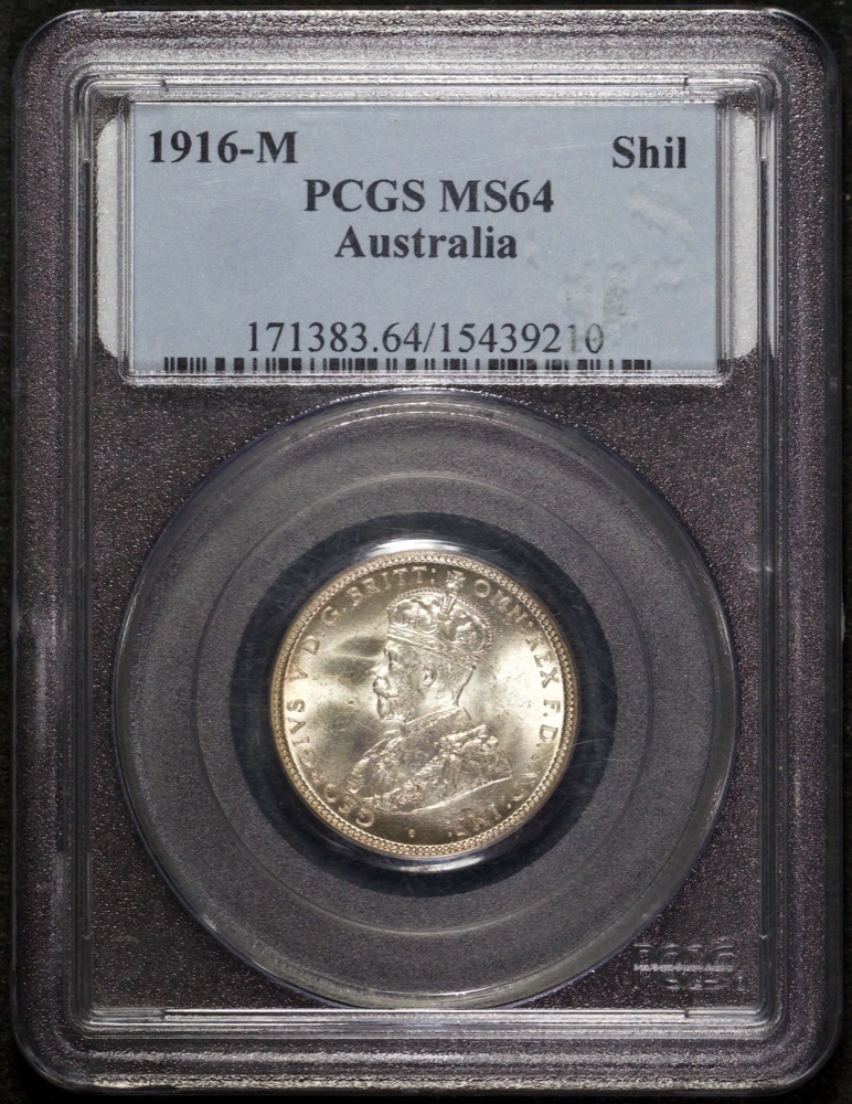 1916 Shilling Choice Unc (PCGS MS64) product image