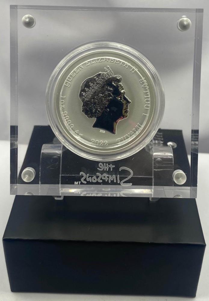 Tuvalu 2019 Silver One Ounce Proof Coin Simpsons - Treehouse of Horror product image