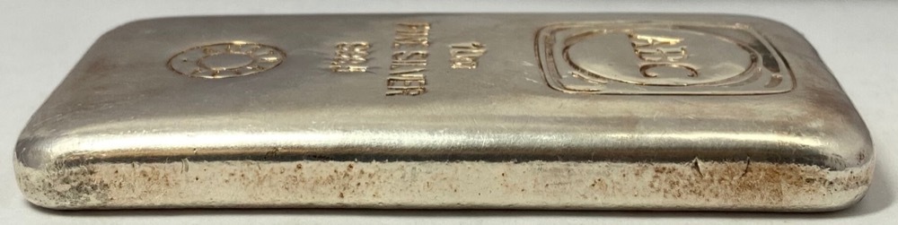 ABC Bullion 10 Ounce Silver Cast Ingot 99.95% product image