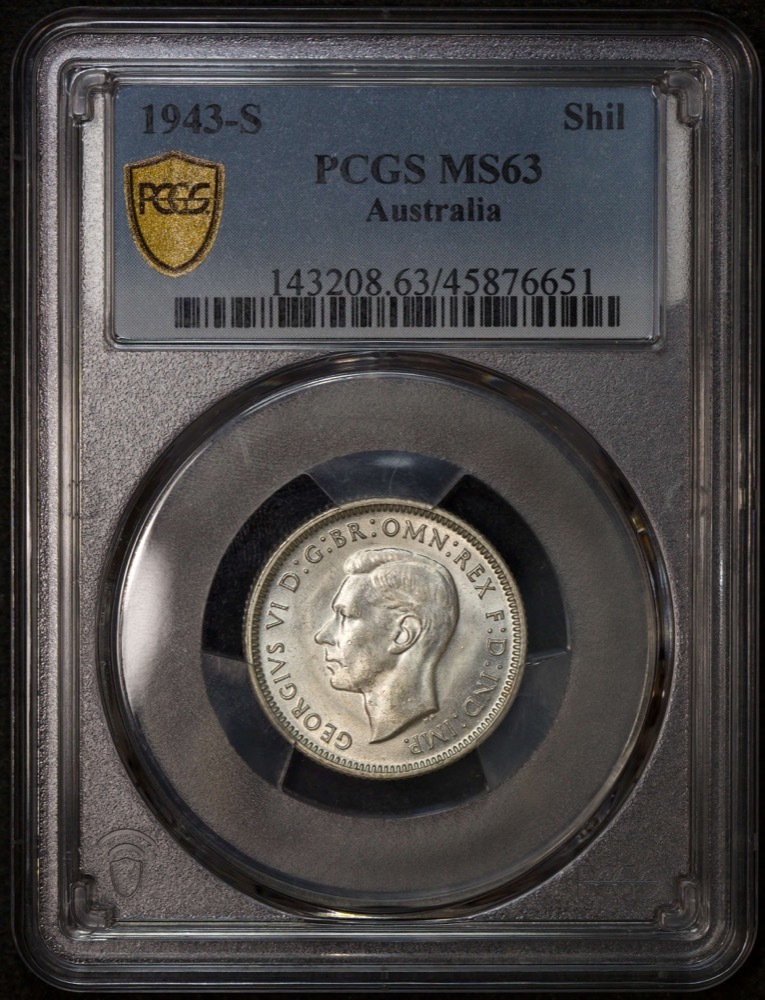 1943-S Shilling Choice Unc (PCGS MS63) product image