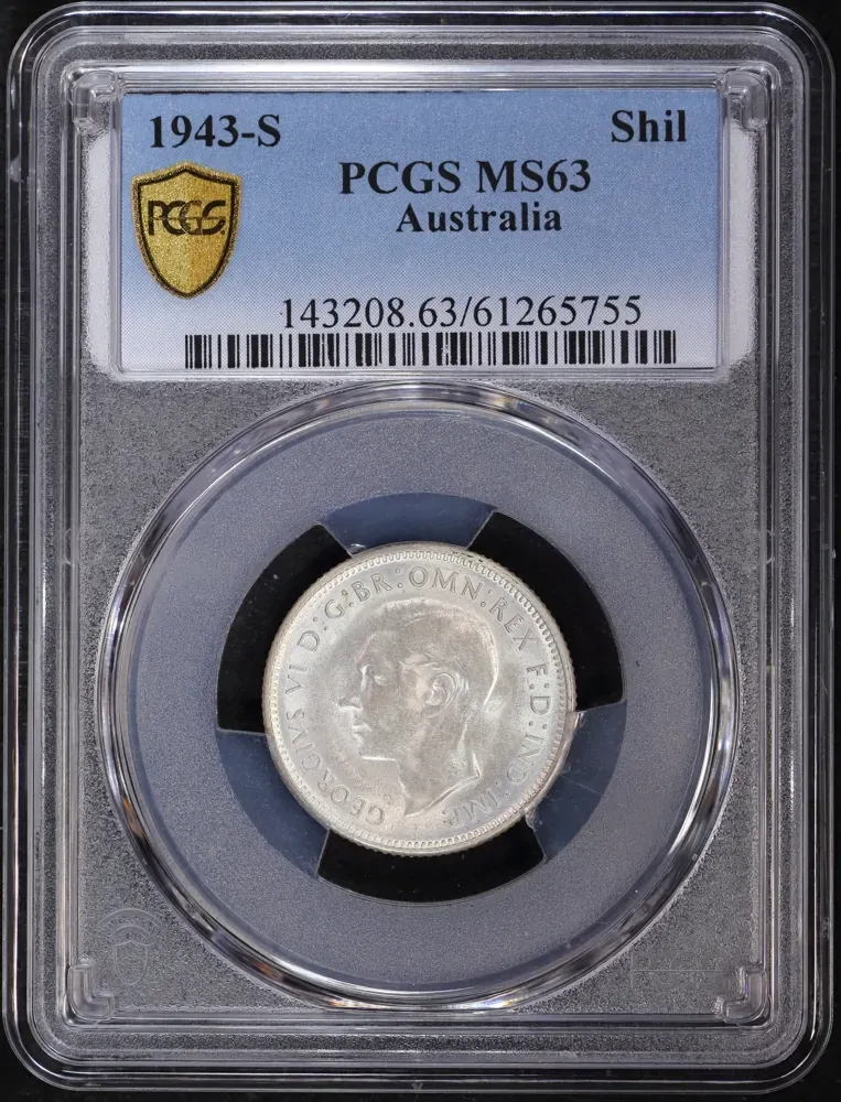 1943-S Shilling Choice Unc (PCGS MS63) product image