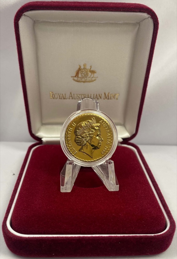 1999 100 Dollar Gold Unc Coin Floral Emblems - Common Heath product image