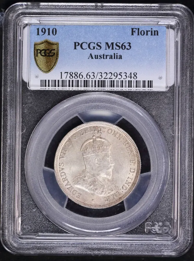 1910 Florin Choice Unc (PCGS MS63) product image