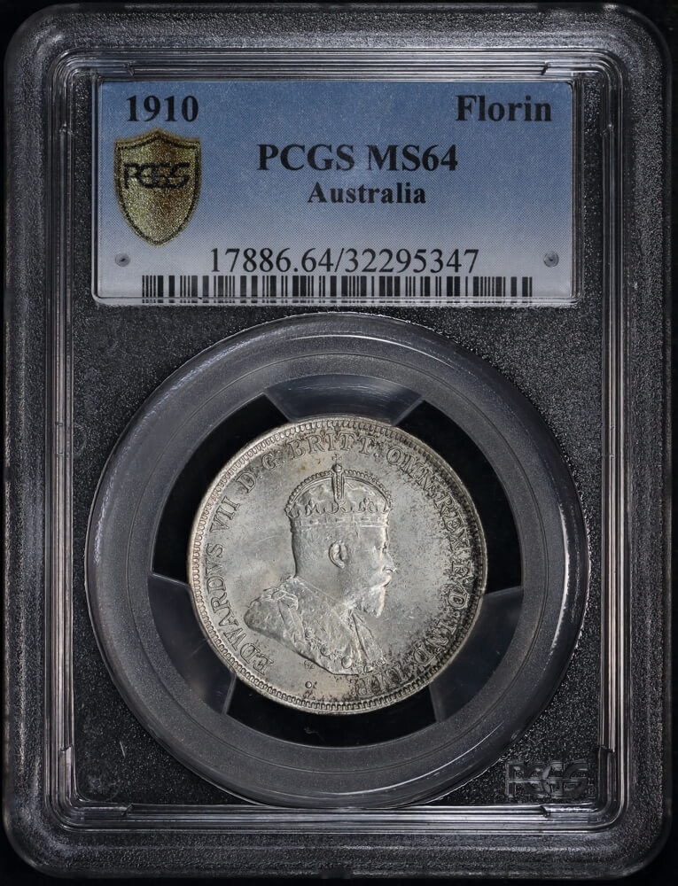 1910 Florin Choice Unc (PCGS MS64) product image