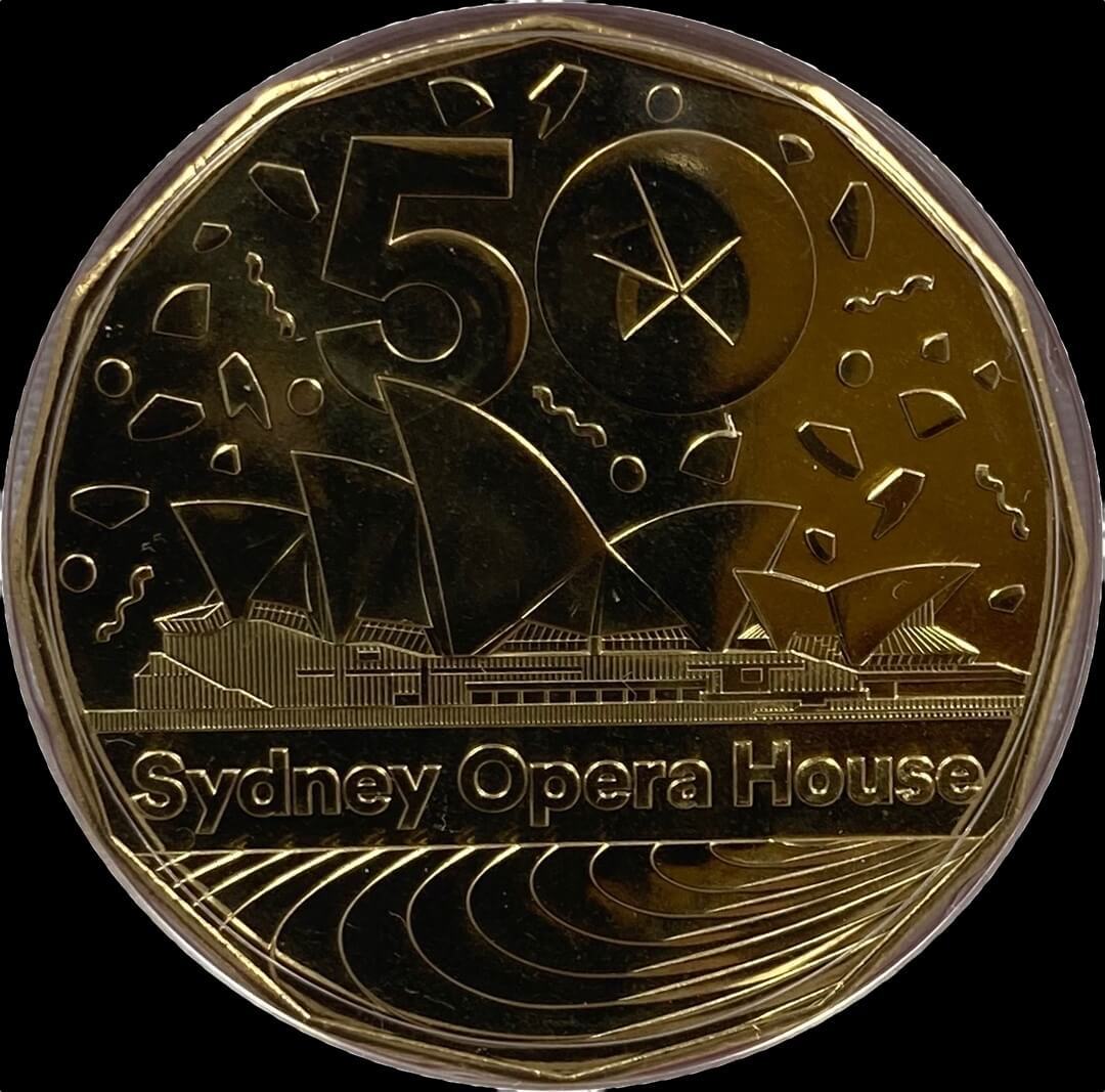 2023 50 Cent Uncirculated Coin 50th Anniversary of The Sydney Opera House product image