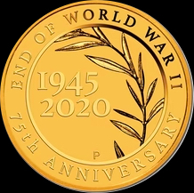2020 0.5g Gold Coin Uncirculated - 75th Anniversary of The End of WWII product image