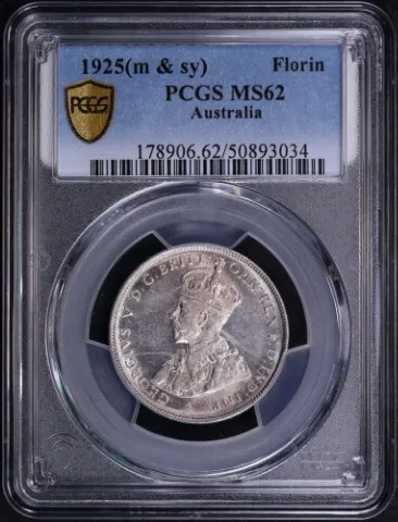 1925 Florin Unc (PCGS MS62) product image