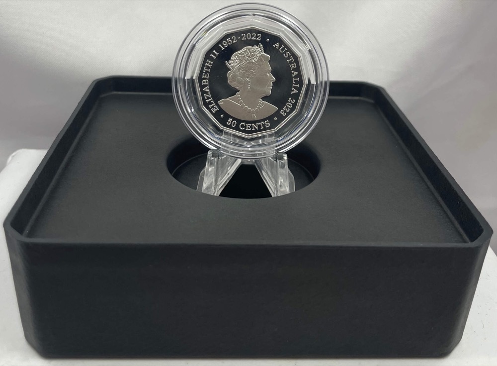 2023 50 Cent Selectively Gold Plated Silver Proof Coin - Sydney Opera House 50th Anniversary product image