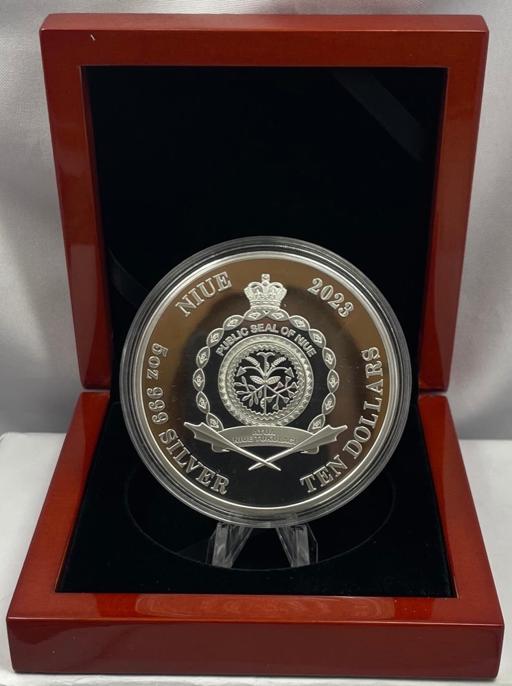 Niue 2023 5oz Silver Proof Coin- Sydney Funnel-Web Spider product image