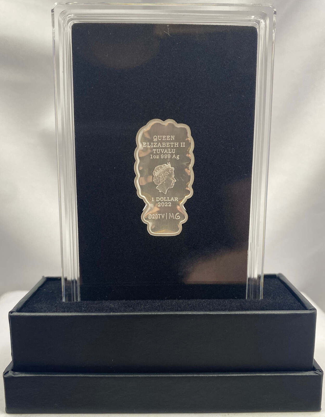 Tuvalu 2022 1oz Silver Minted Mini Coin - Marge Simpson product image