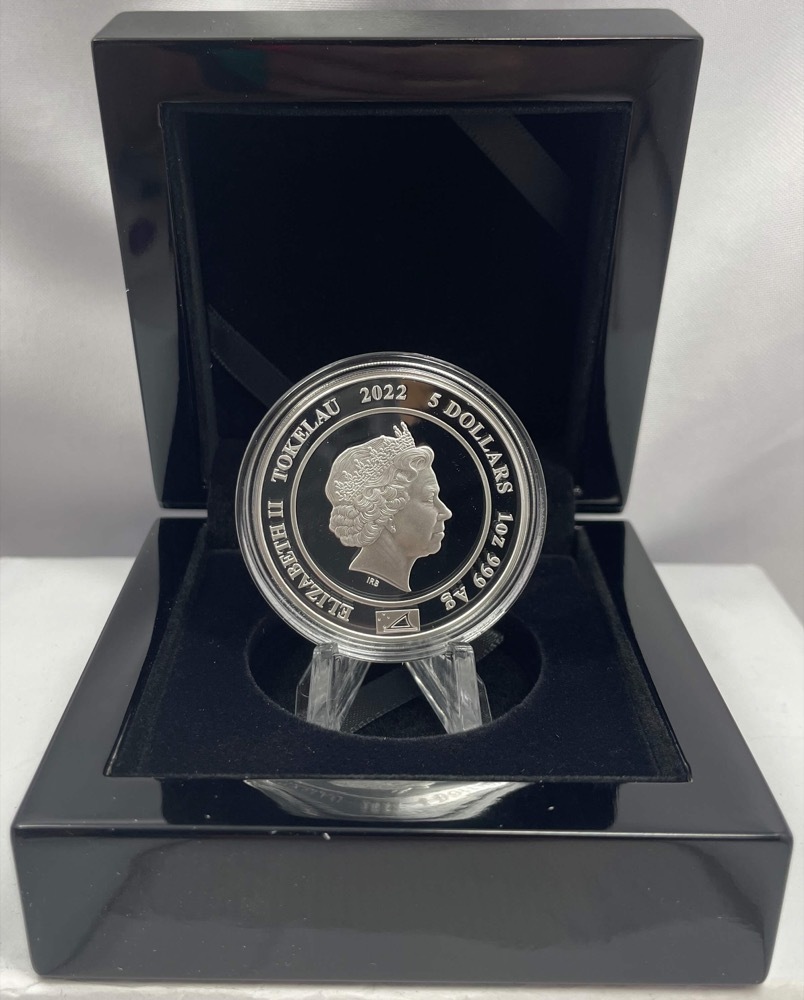 Tokelau 2022 1oz Silver Proof Coin - Queen Elizabeth II Platinum Jubilee product image